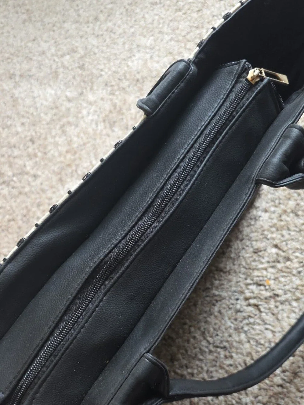 Black & White Grid Tote Bag